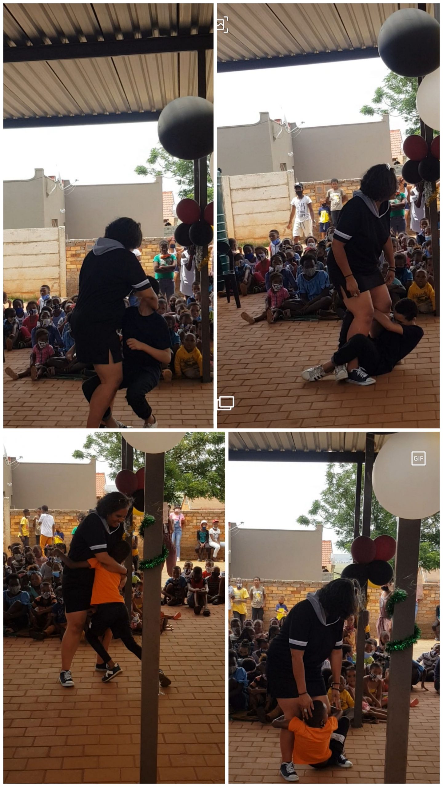 Hope of the Hopeless Centre supported by Awareness for Child Trafficking Africa ACT Africa hosted a Christmas Party for 250 underprivileged children in Ennerdale, Johannesburg