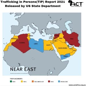 Trafficking in Persons Report 2021 - US Dept (Near East)
